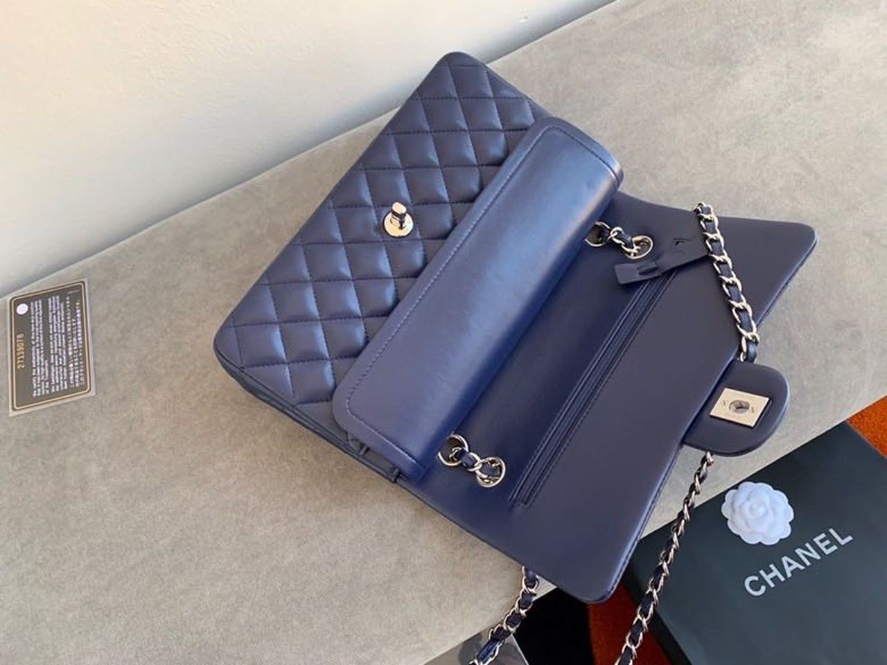 CHL -  Classic Handbag Navy Blue For Women Bags, Shoulder And Crossbody Bags 10.2in/26LO A01112