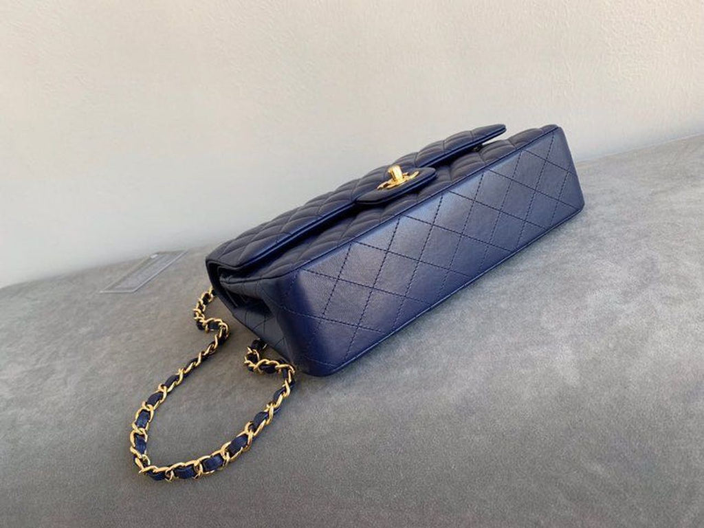 CHL -  Classic HandBag Navy Blue For Women 9.9in/25.5LO A01112
