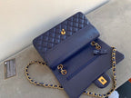 CHL -  Classic HandBag Navy Blue For Women 9.9in/25.5LO A01112