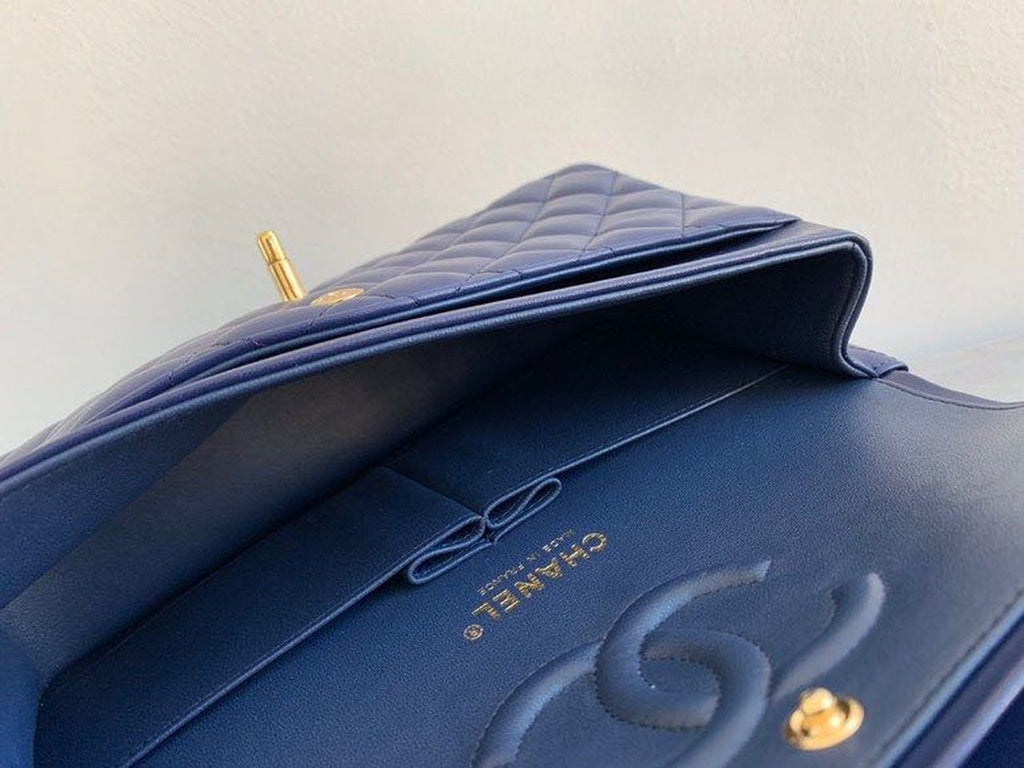 CHL -  Classic HandBag Navy Blue For Women 9.9in/25.5LO A01112