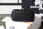 CHL -  Classic Mini Flap Bag Gold Toned Hardware Black For Women 6.7in/17LO