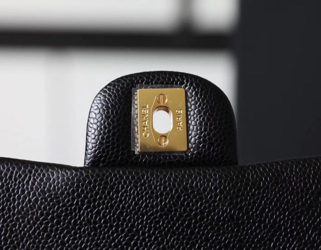 CHL -  Classic Mini Flap Bag Gold Toned Hardware Black For Women 6.7in/17LO