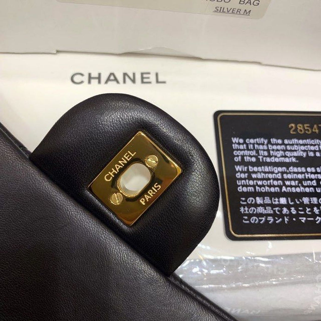 CHL -  Classic Flap Bag Gold Toned Hardware Black For Women Bags, Shoulder And Crossbody Bags 7.8in/20LO A01116