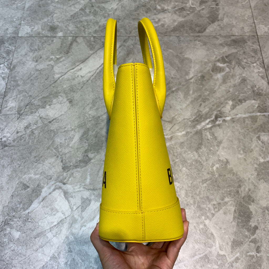 BLN-Ciaga Ville XXS Tote Bag In Yellow, For Women,  Bags 8.3in/21LO