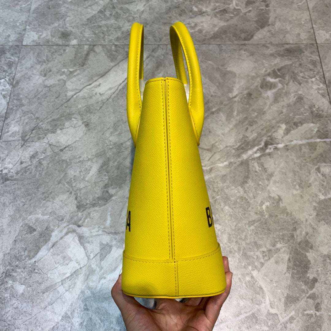 BLN-Ciaga Ville XXS Tote Bag In Yellow, For Women,  Bags 8.3in/21LO