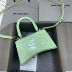 BLN-Ciaga Hourglass XS Handbag In Light Green, For Women,  Bags 7.4in/19LO