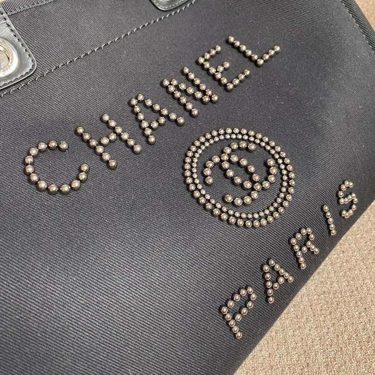 CHL -  Large Deauville Pearl Tote Bag Black For Women Handbags, Shoulder Bags 15in/38LO A66941