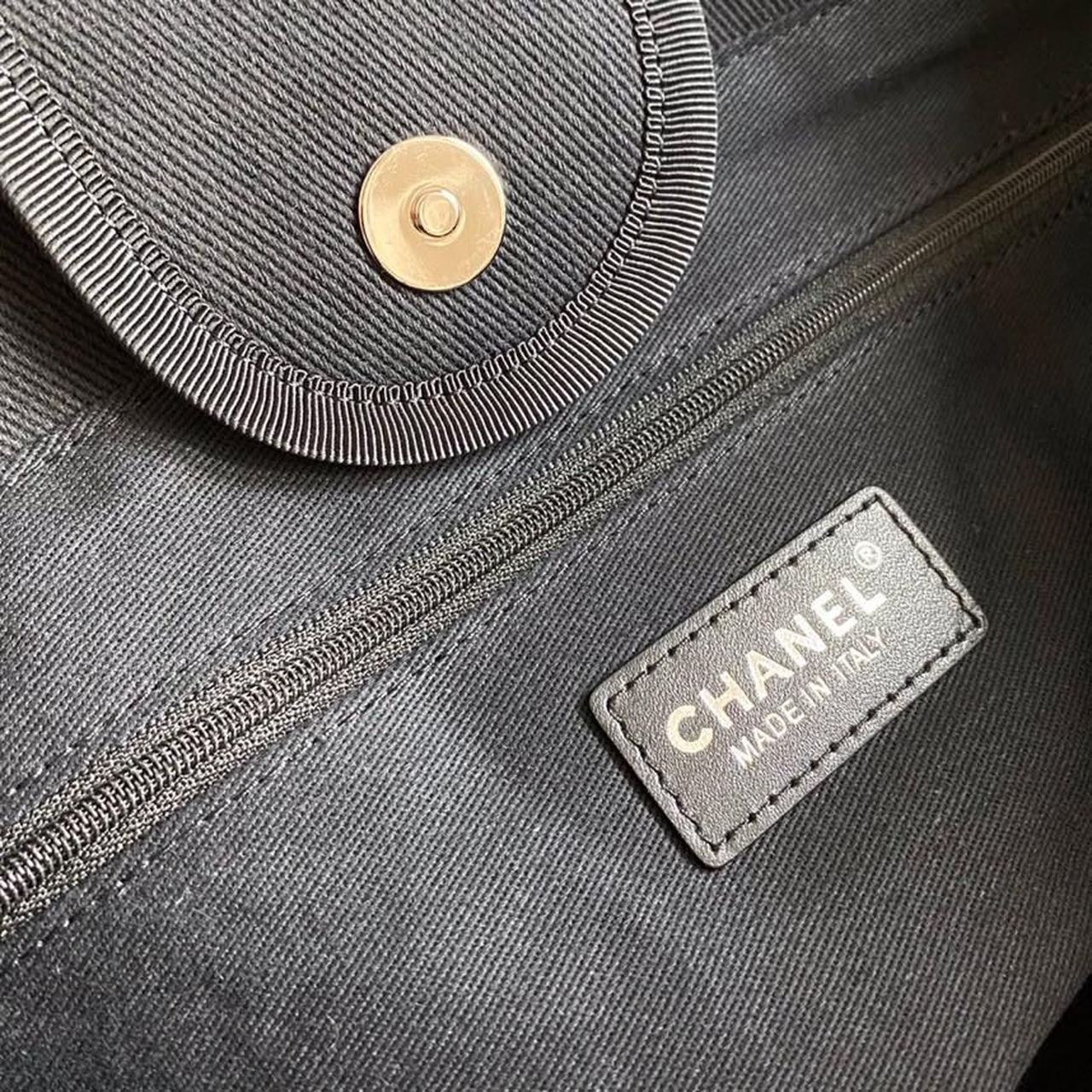CHL -  Large Deauville Pearl Tote Bag Black For Women Handbags, Shoulder Bags 15in/38LO A66941