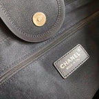 CHL -  Large Deauville Pearl Tote Bag Black For Women Handbags, Shoulder Bags 15in/38LO A66941