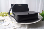 CHL -  LeBoy Bag 28LO Lambskin Leather Antique SilLusso Official - Hardware Spring/SuMM - er Collection, Black