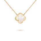 PURE CLOVER PINK GOLD MOP NECKLACE
