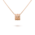 PERLEE PEDANT PINK GOLD NECKLACE