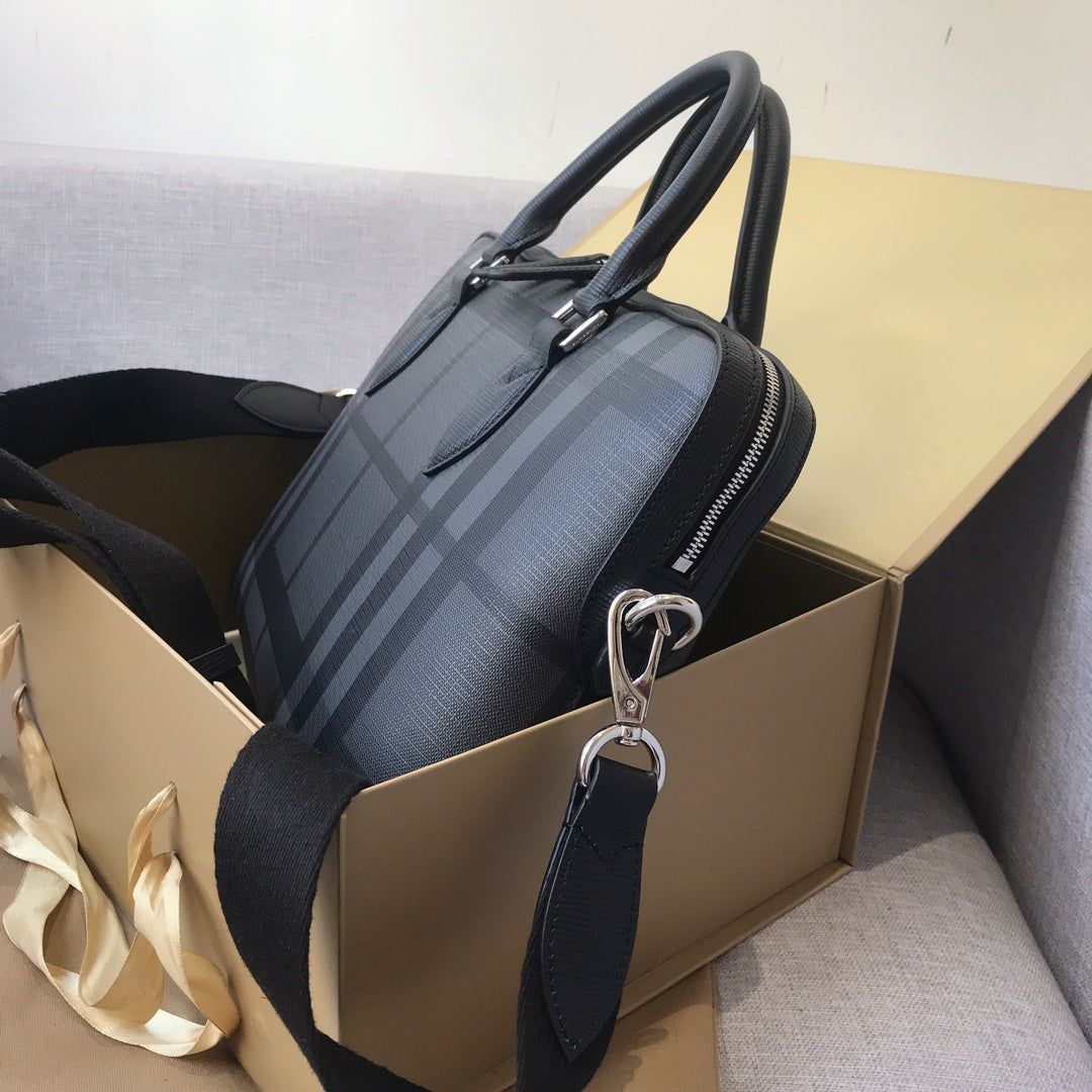 B-Berry - BB  London Check And Briefcase For Men, Bags 14.6in/37LO 80139481