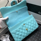 CHL - Large Classic Handbag Gold Hardware Blue For Women Handbags, Shoulder Bags 11.8in/30LO