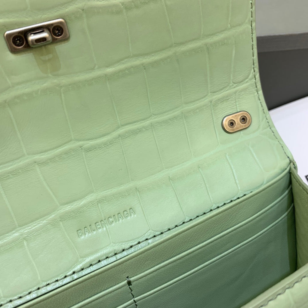 BLN-Ciaga Gossip Small On Chain Shoulder Bag Light Green, For Women,  Bags 7.4in/19LO