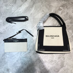 BLN-Ciaga Navy XS Tote Bag In Black, For Women,  Bags 12.6in/32LO 3903462HH3N9260