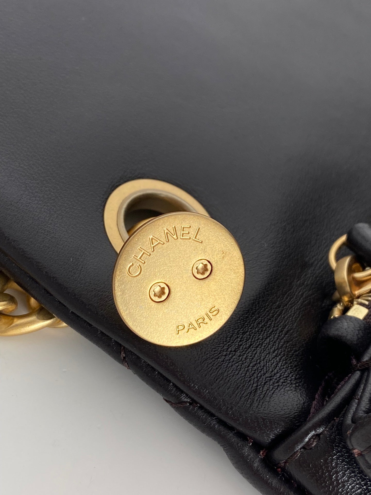 CHL - Small Flap Bag Black For Women Bags 8.7in/22LO