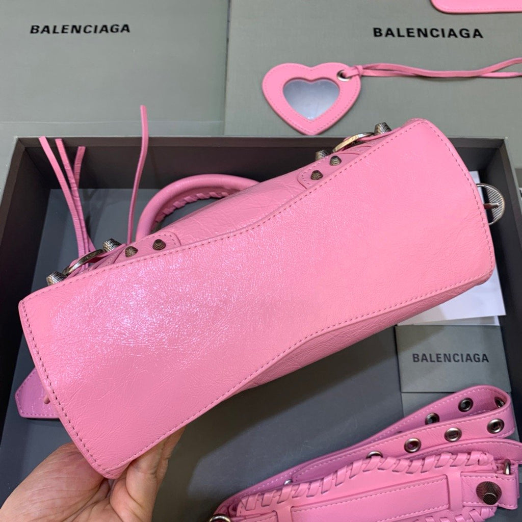 BLN-Ciaga Neo Cagole XS Handbag In Pink, For Women,  Bags 10.2in/26LO 700940210B05812