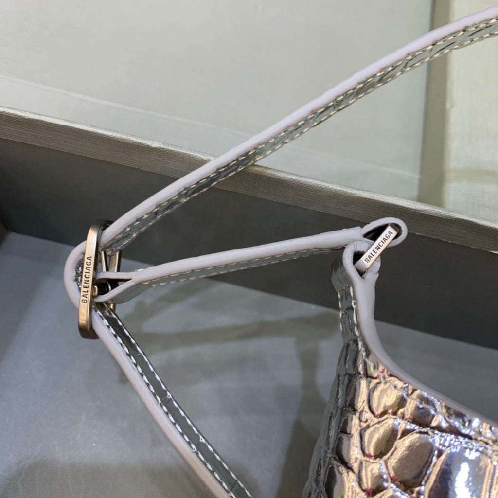 BLN-Ciaga XX Small Hobo Bag In SilLUSSO OFFICIAL - , For Women,  Bags 7.8in/20LO 6955892109E8110