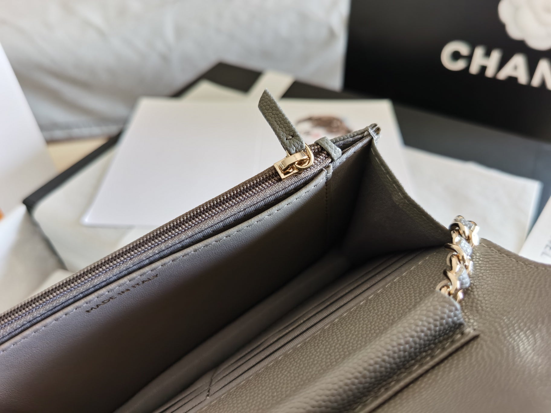 CHL - Mini Flap Bag Grey For Women 7.2in/18.5LO