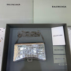 BLN-Ciaga Hourglass Wallet On Chain in SliTLM -, For Women,  Bags 7.6in/19LO 6560501S4CY8110
