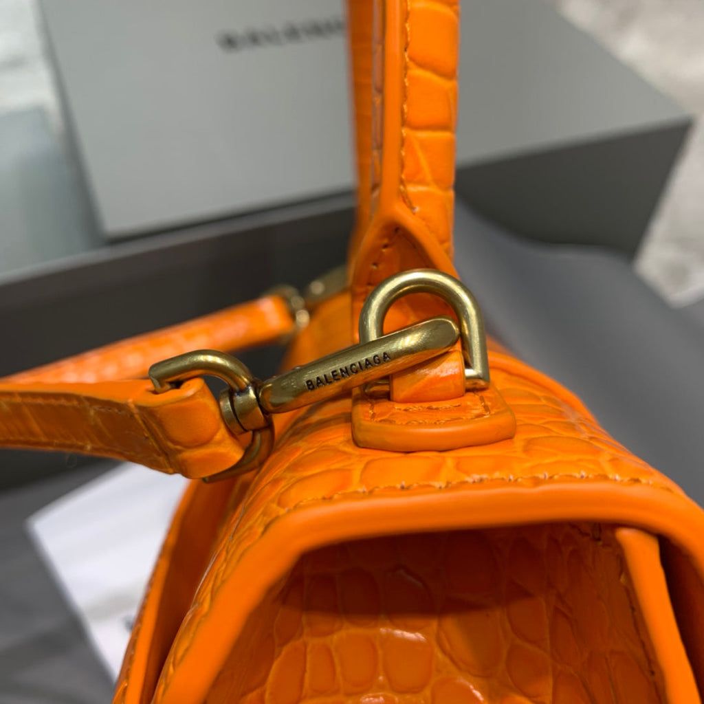 BLN-Ciaga Hourglass Small Handbag In Orange, For Women,  Bags 9in/23LO