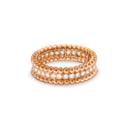 PERLEE DIAMOND PINK GOLD RING
