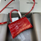 BLN-Ciaga Hourglass XS Handbag In Red, For Women,  Bags 7.4in/19LO