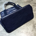 BLN-Ciaga Navy Medium Cabas Tote Bag In Blue, For Women,  Bags 14.1in/36LO