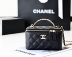 CHL - Small Vanity Case Black For Women 6.7in/17LO AS3171