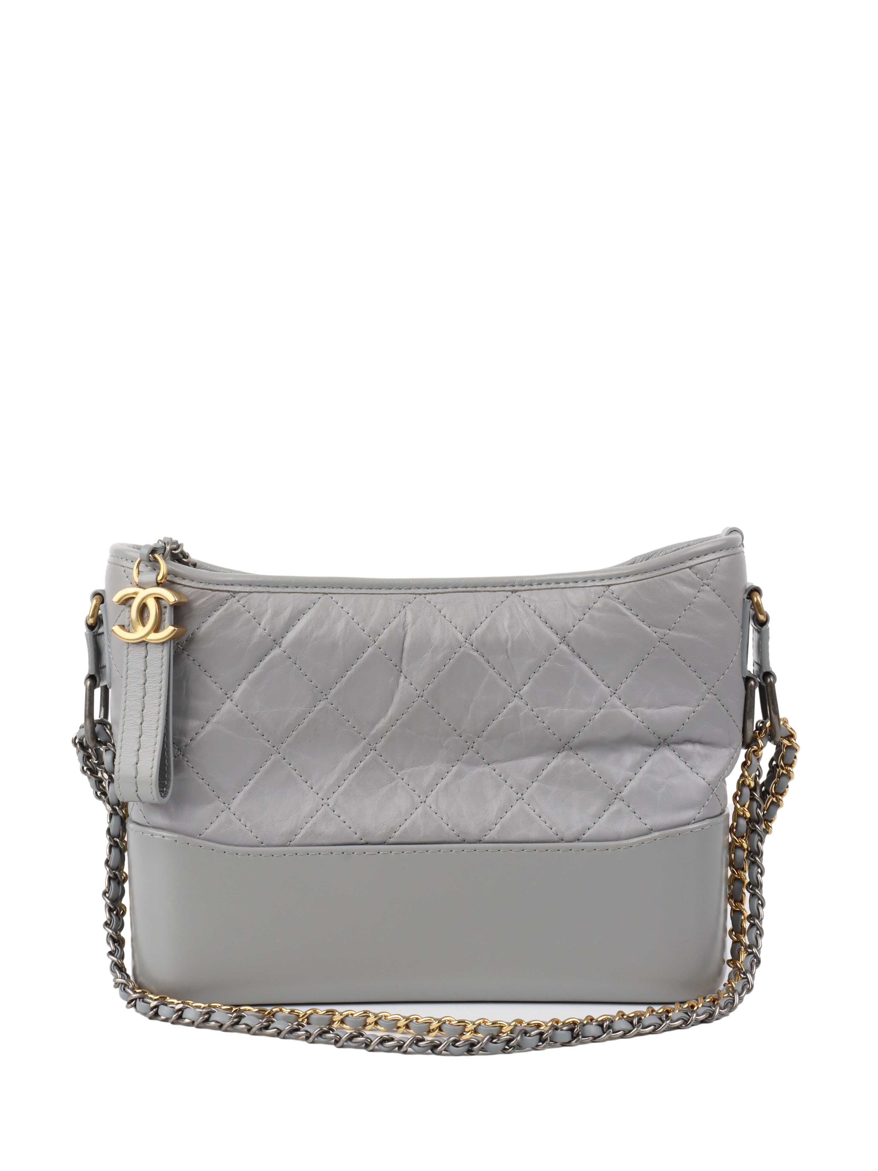CHNL -  Medium Light Grey Gabrielle Bag.