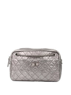 CHNL -  Metallic Silver 2.55 Reissue Camera Bag.