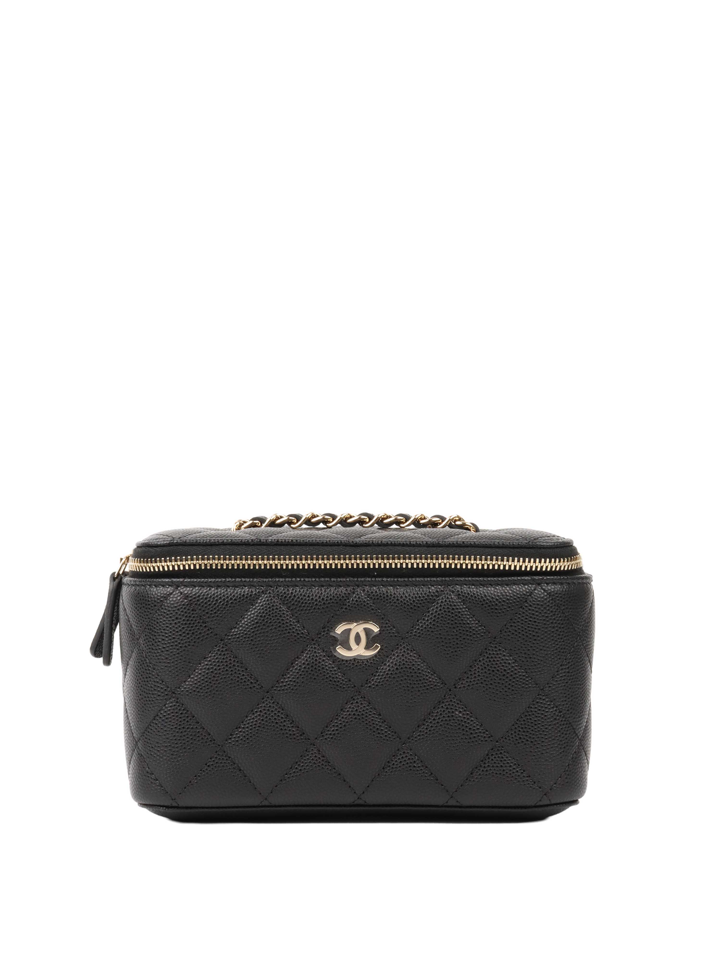 CHNL -  Black Caviar Vanity Case.