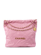 CHNL -  Medium Pink 22 Bag.