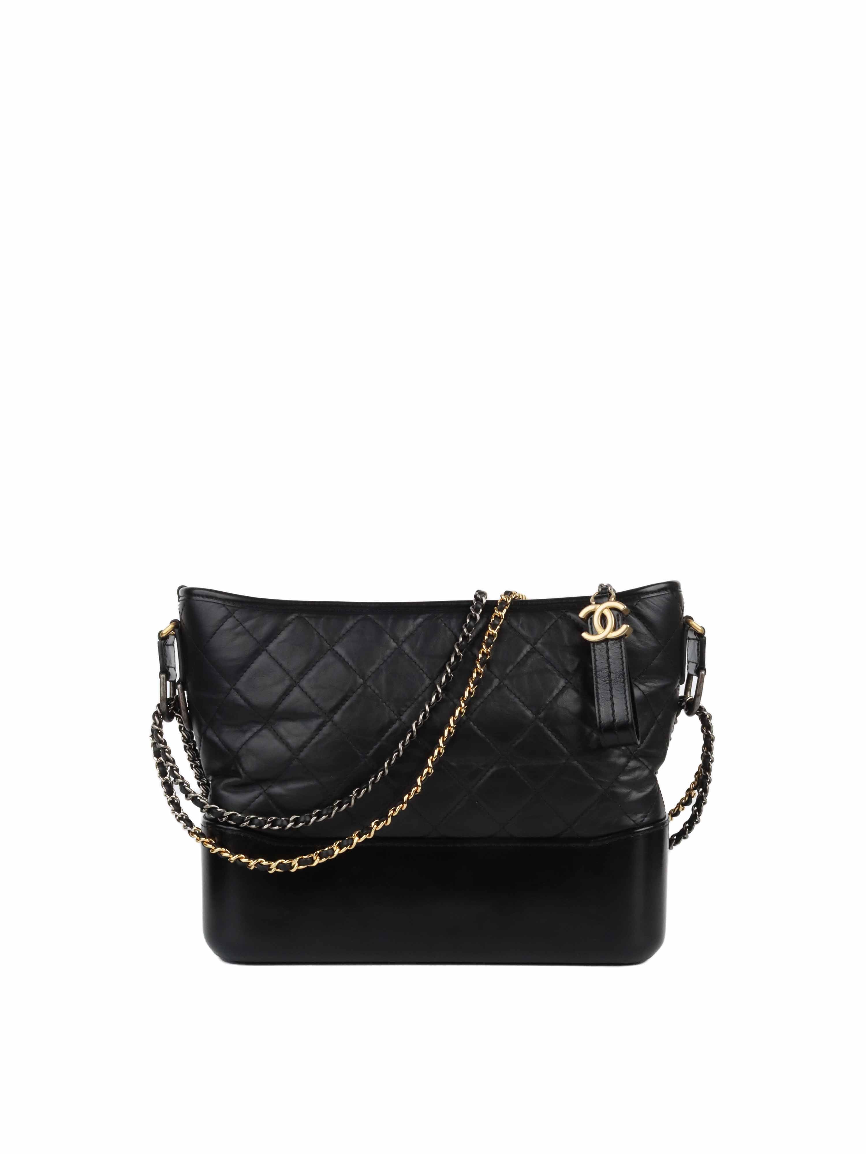 CHNL -  Large Black Gabrielle Bag.