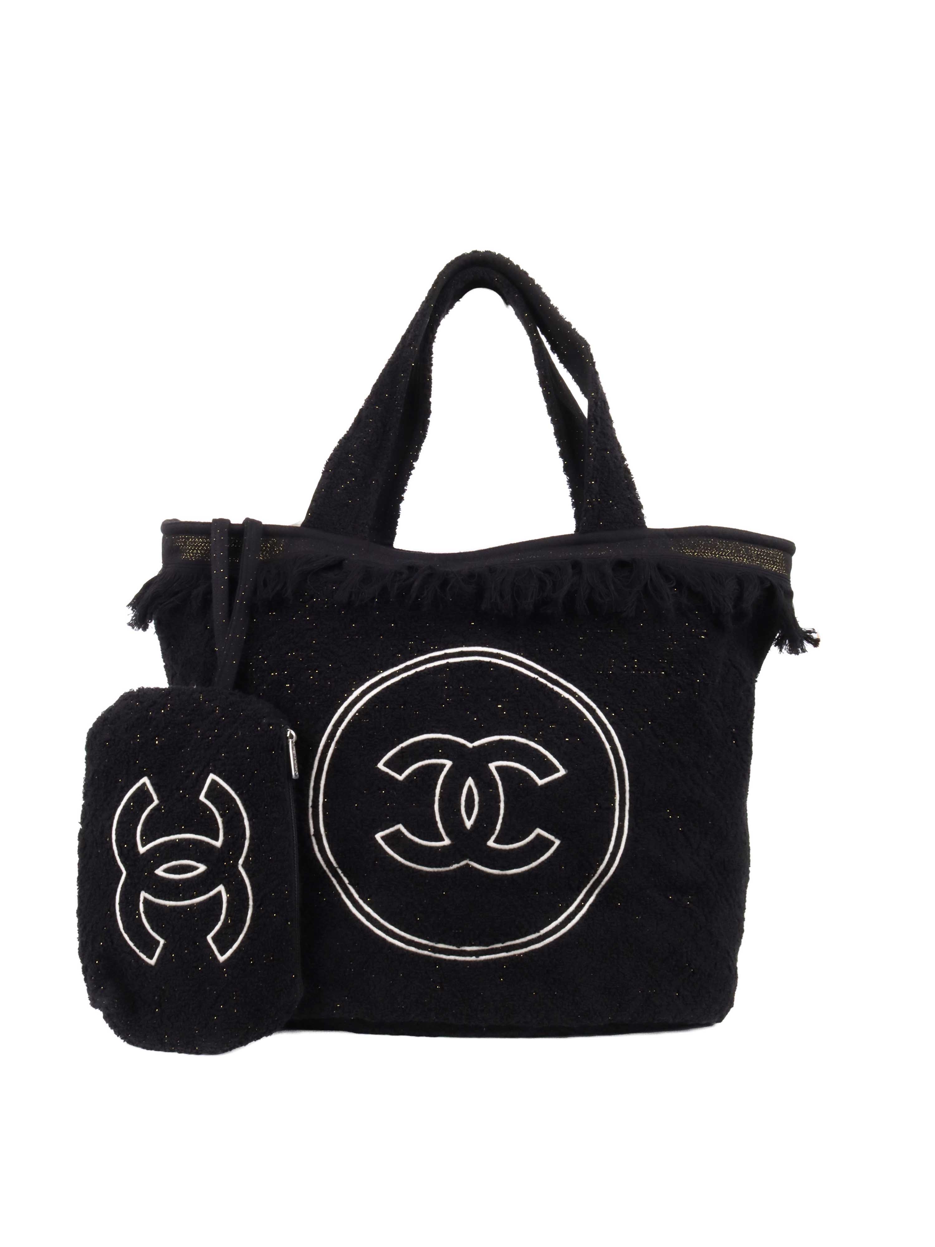 CHNL -  Terry Cotton CC Beach Tote Towel Set