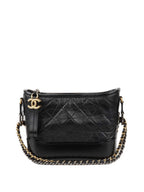 CHNL -  Small Black Gabrielle Shoulder Bag.