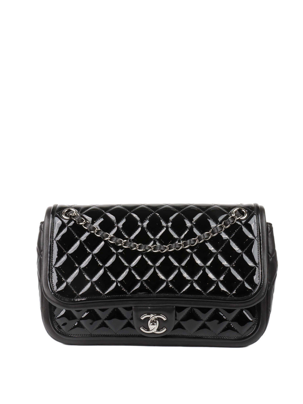 CHNL -  Patent Leather Classic Flap.