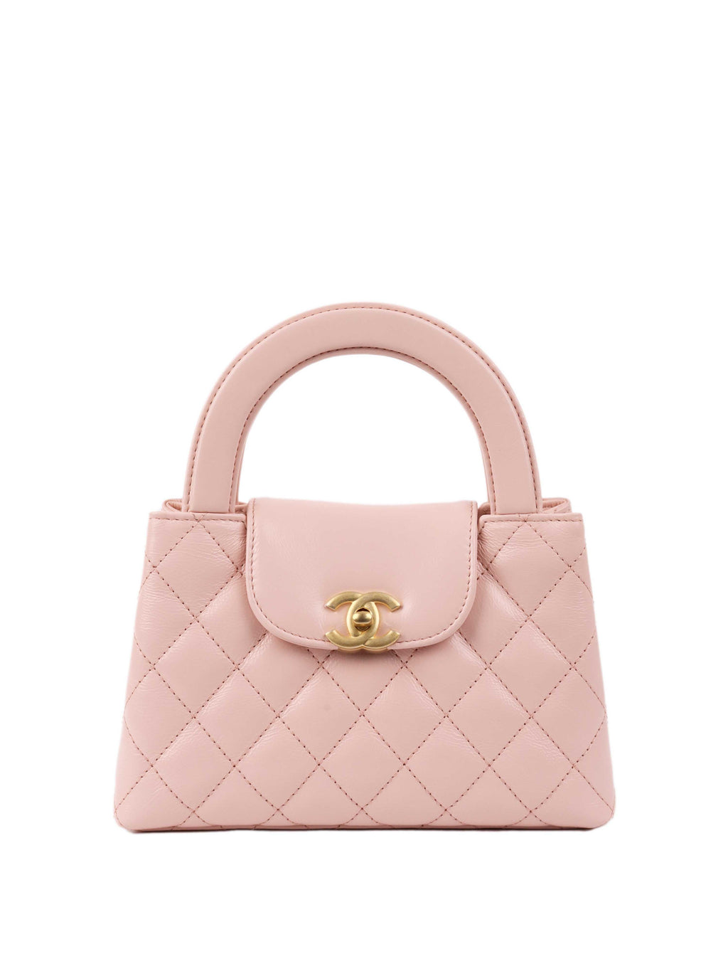 CHNL -  Small Pink Kelly Bag.