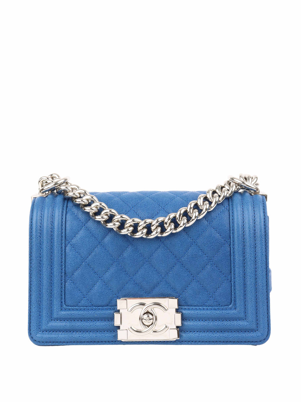 CHNL -  Blue Small Boy Bag.