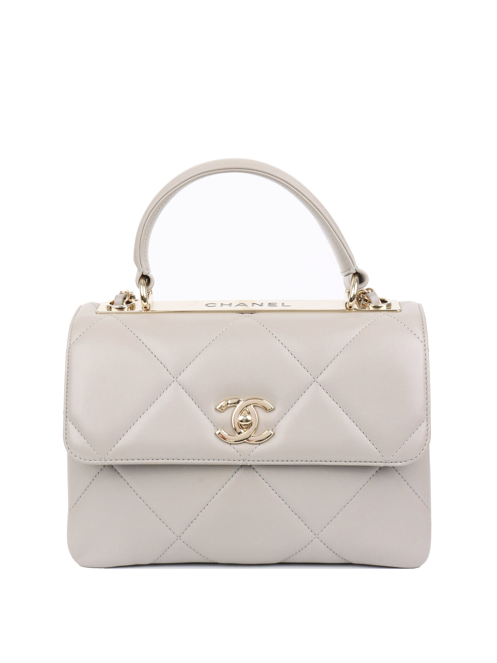 CHNL -  Pale Grey Trendy Bag.