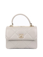 CHNL -  Pale Grey Trendy Bag.