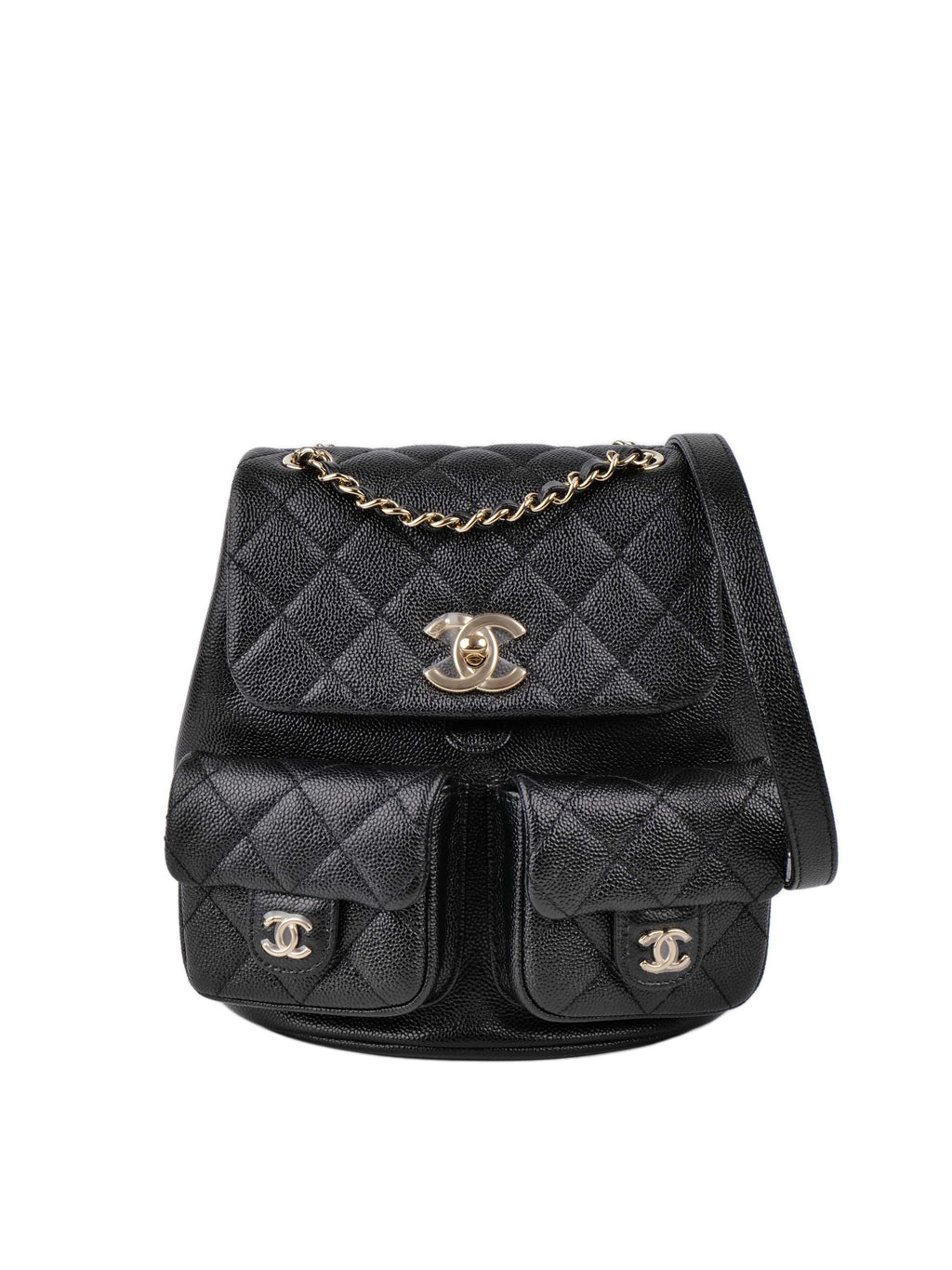 CHNL -  Black Caviar Backpack.