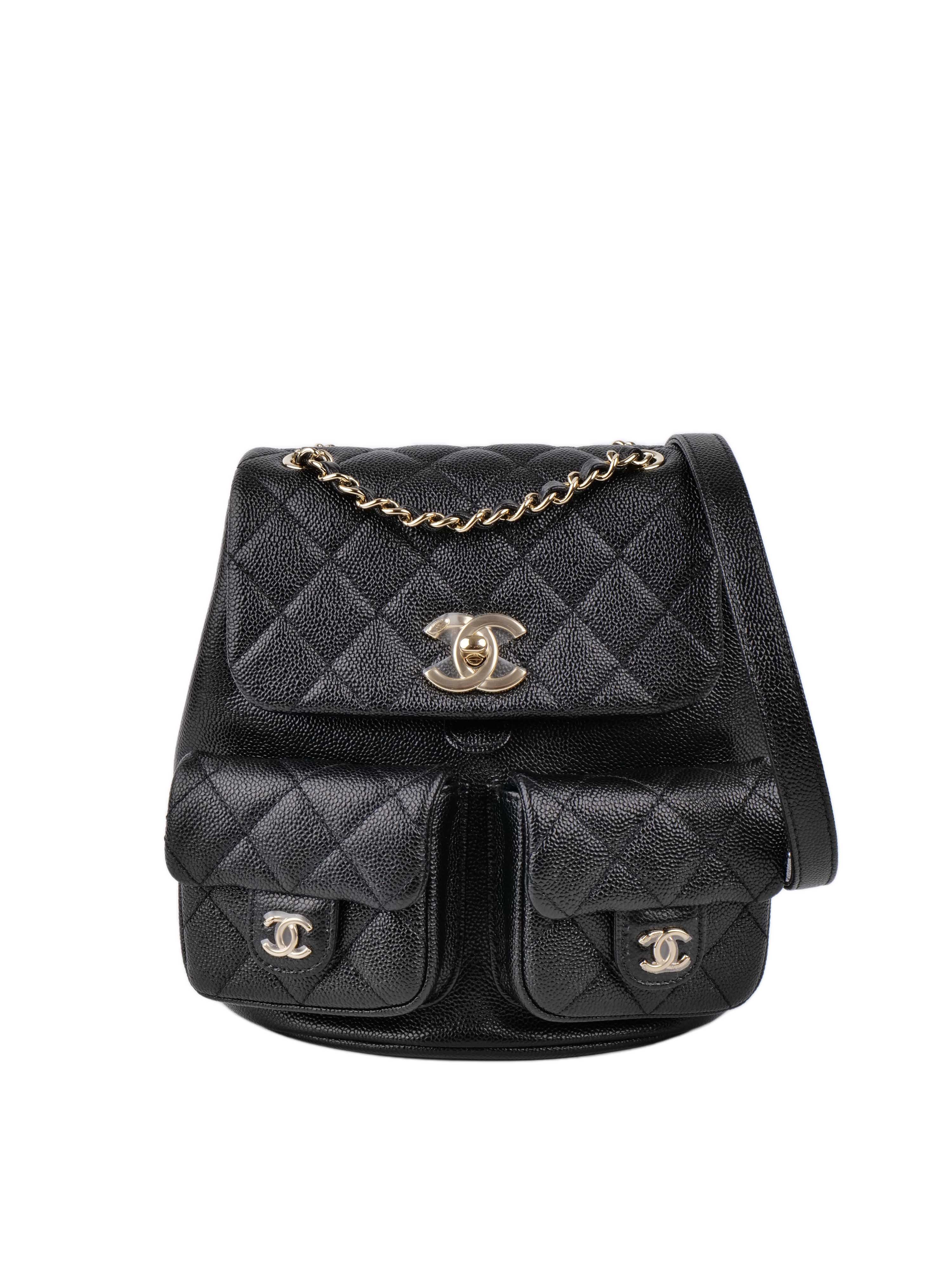 CHNL -  Black Caviar Backpack.