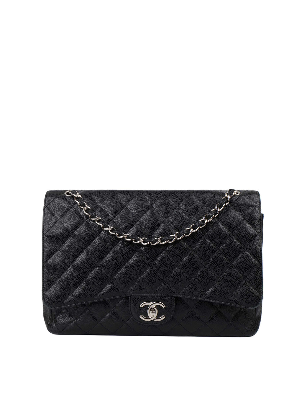 CHNL -  Maxi Double Flap Bag with SHW.