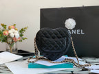 CHL - Mini Heart Bag Black For Women 7in/18LO AS3191 B07958 94305
