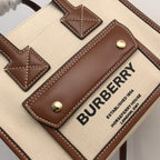 B-Berry - BB  Mini Two-tone Canvas And Freya Tote For Women, Bags 9.1in/23LO 80441431