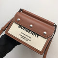B-Berry - BB  Mini Horseferry Print Title Bag With Pocket Detail Malt Brown For Women, Bags 7.5in/19LO 80146111