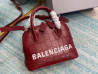 BLN-Ciaga Ville Mini Handbag In Dark Red, For Women,  Bags 4.7in/12LO
