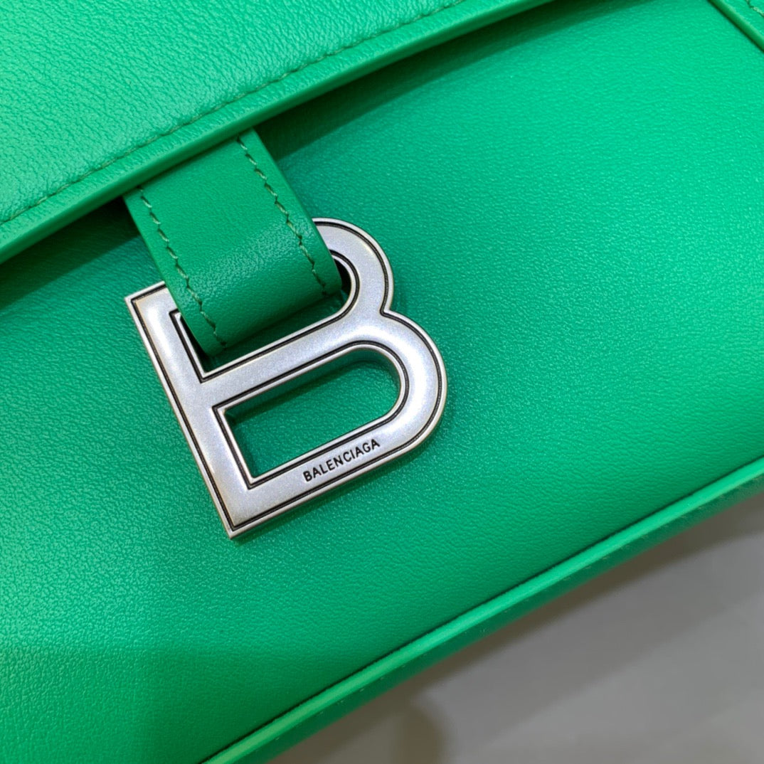 BLN-Ciaga Downtown Small Shoulder Bag In Green, For Women,  Bags 11.8in/30LO